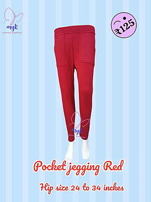 Pocket Jegging Red