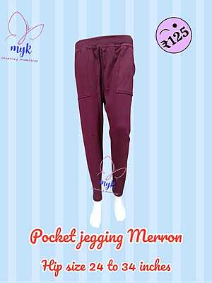 Pocket Jegging Maroon