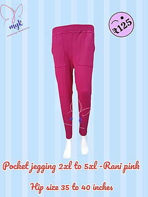 Plus Size Pocket Jegging Rani Pink
