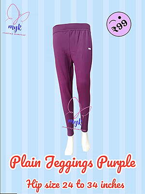 Plain Jegging Purple