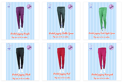 Trendy Pocket Jeggings - Sizes S to XL
