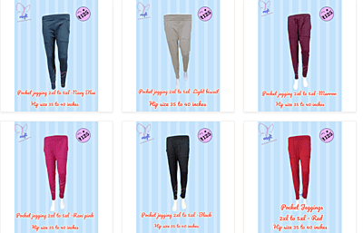 Trendy Pocket Jeggings - Sizes 2XL
