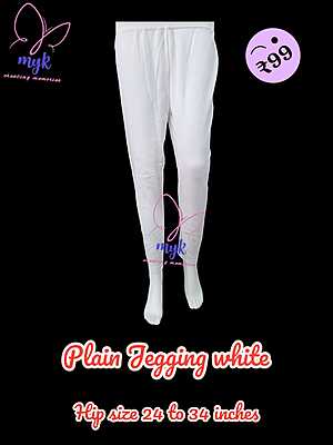 Plain Jegging White